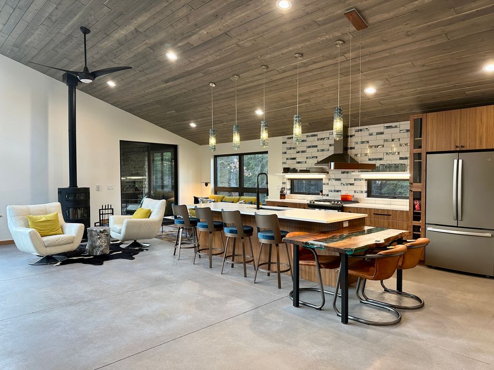 custom kitchen cabinets in a Colorado mountain home