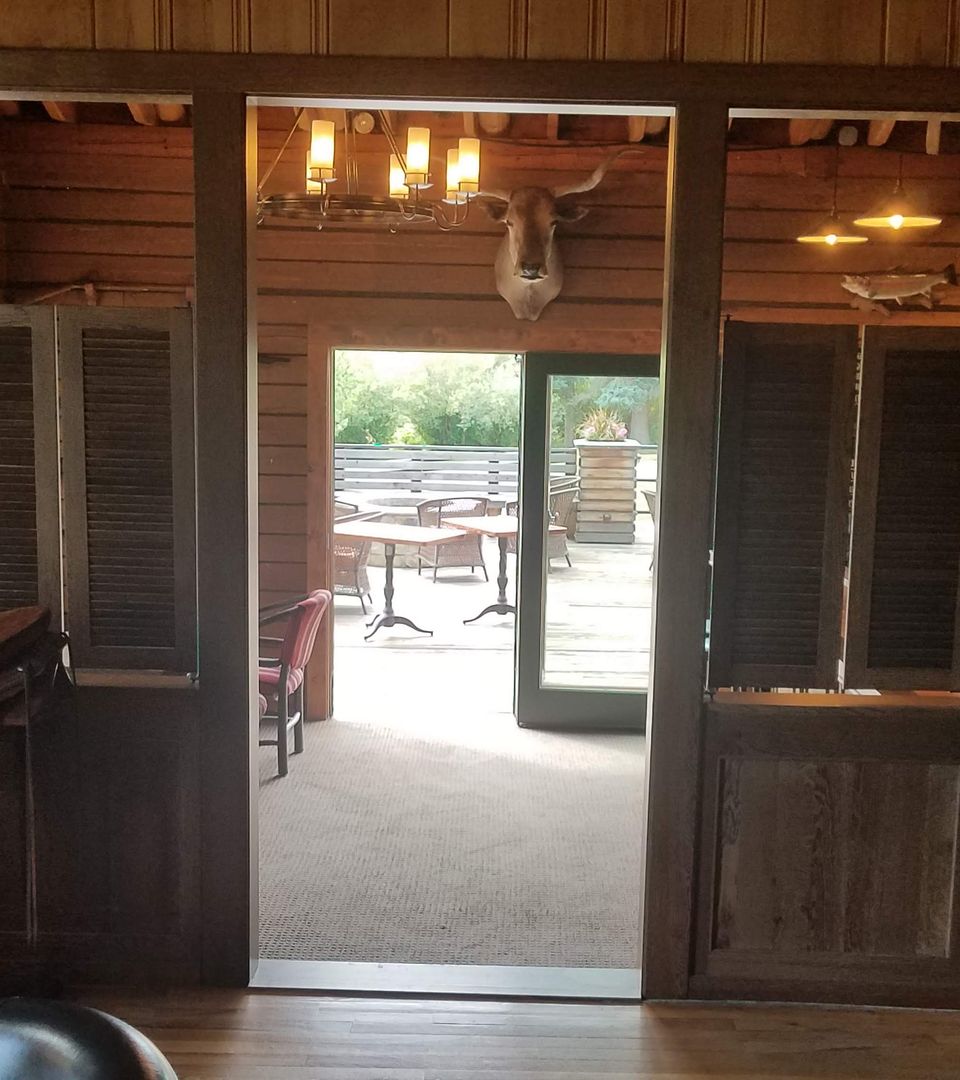 custom rustic finished western style interior door