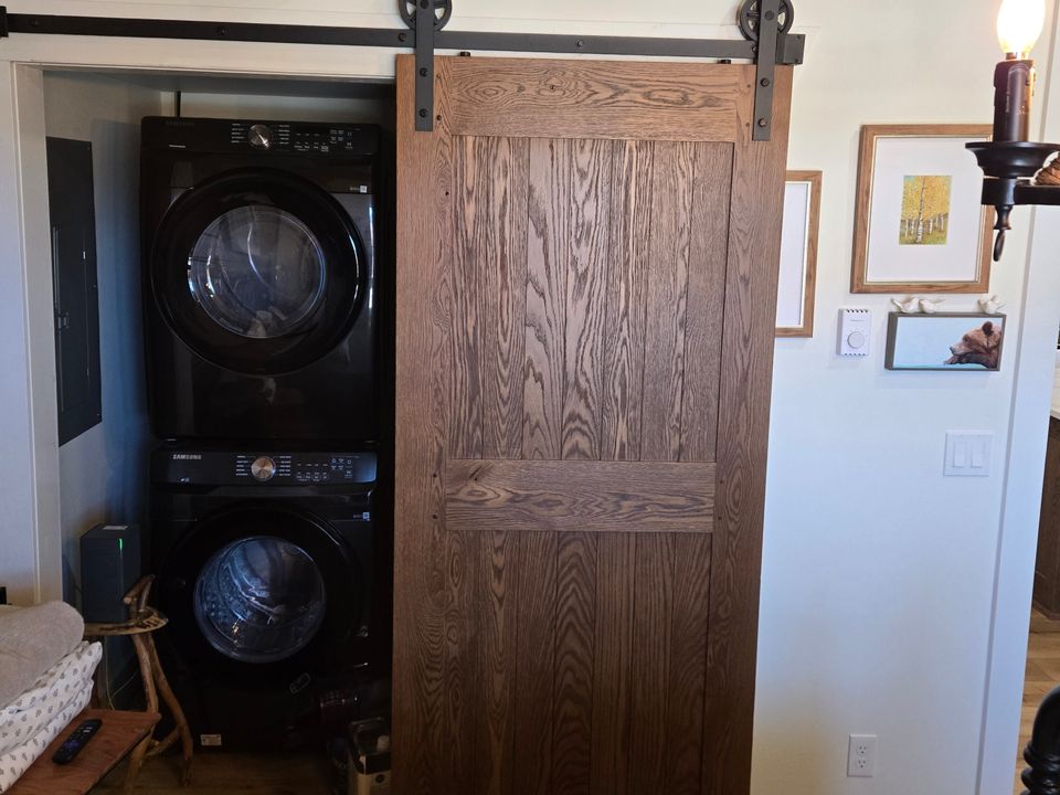 custom dark brown western style interior door